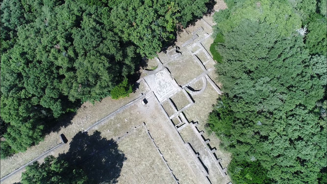 La Pineta di Castelfusano in volo....